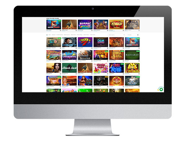 Wolfy Casino Desktop Games Lobby